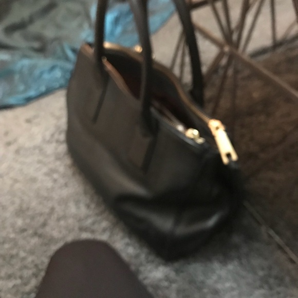 Marc Jacobs black leather bag with big handles - Picture 3 of 4